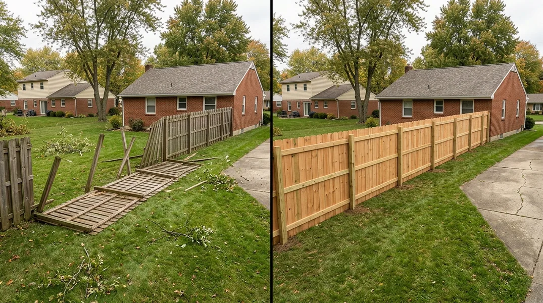 Storm Damage Fence Repair in Dayton: Insurance Claims, Timelines and What to Do