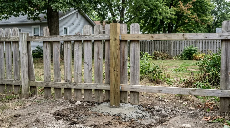 Fence Post Repair & Replacement Dayton